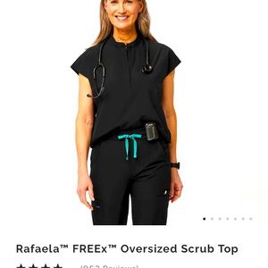 Figs Rafaela FreeX Oversized Scrub Top XL